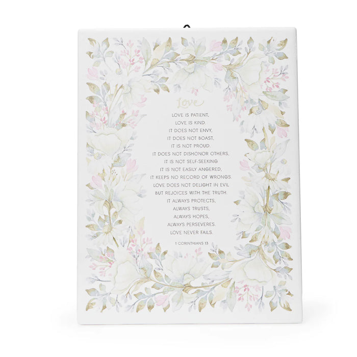 Love-1st Corinthians Wall Plaque