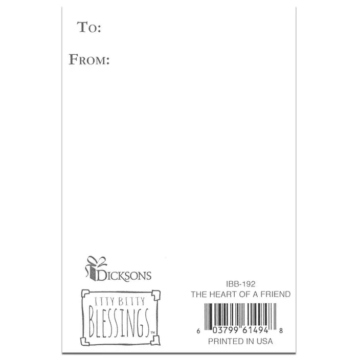 The Heart Of A Friend is an Ever Blooming Garden-Pocket Card