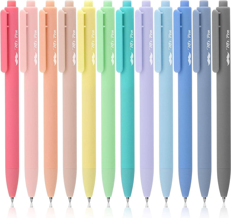 Mr. Pen- Retractable Gel Pens, 12 Pack, Fast Dry