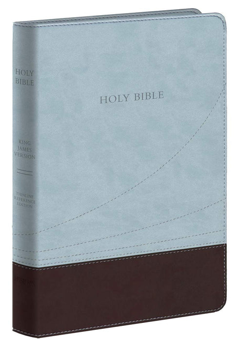 KJV - Blue/Brown Thinline Reference Bible