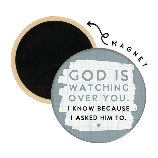 God Watching - Round Magnets MGO1270 - Morning Star Christian Bookstores