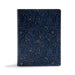 CSB STUDY BIBLE NAVY FLORAL LEATHERTOUCH - Morning Star Christian Bookstores