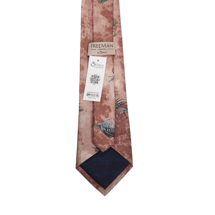 Freeman Tie Silk Fishers Of Men Bronze