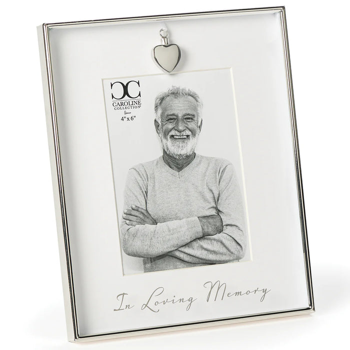 Caroline Collection Memorial Frame with Heart Urn