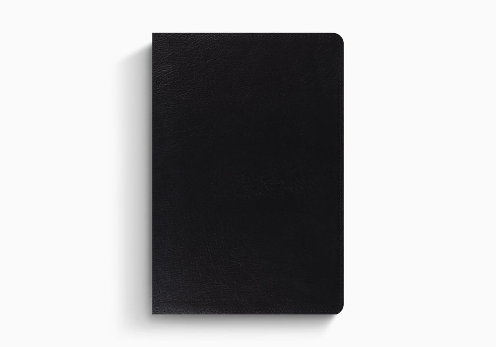ESV Giant Print Thinline Bible, Red Letter, Genuine Leather, Black