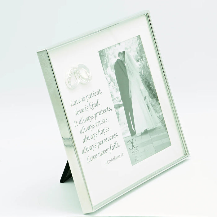 "Love Is Patient" Wedding Frame