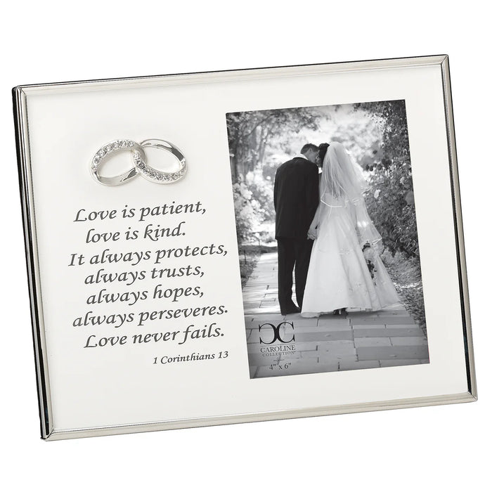 "Love Is Patient" Wedding Frame