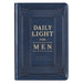 Devotional Daily Light for Men Navy Leatherlike - Morning Star Christian Bookstores