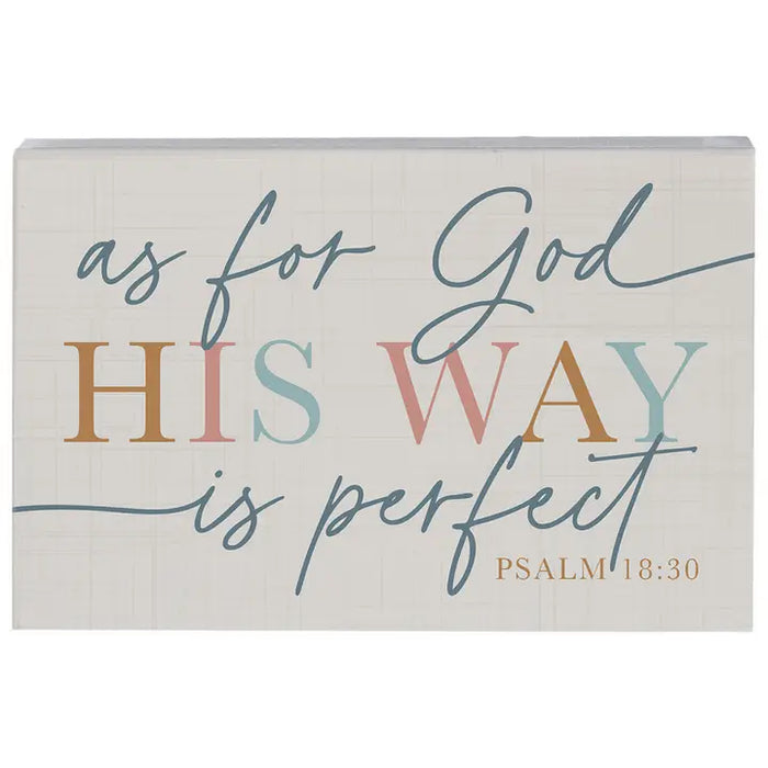 God His Way - Small Talk Rectangle