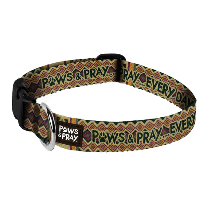 PAWS&PRAY: LG/XL Collar - Walk By Faith Bandana