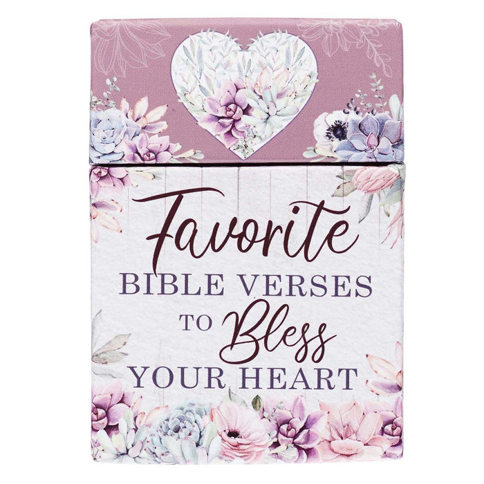 Box of Blessings Favorite Bible Verses To Bless the Heart - Morning Star Christian Bookstores