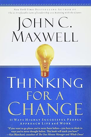 THINKING FOR A CHANGE - Morning Star Christian Bookstores