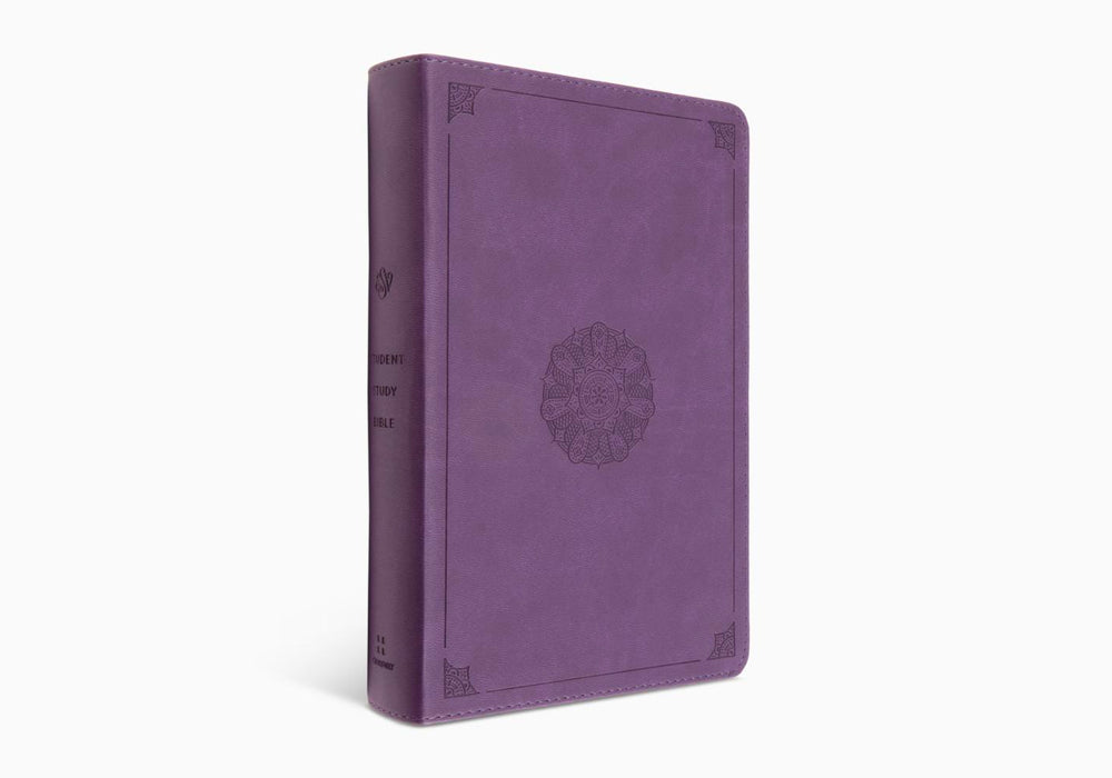 ESV Student Study Bible TruTone Lavender Emblem Design