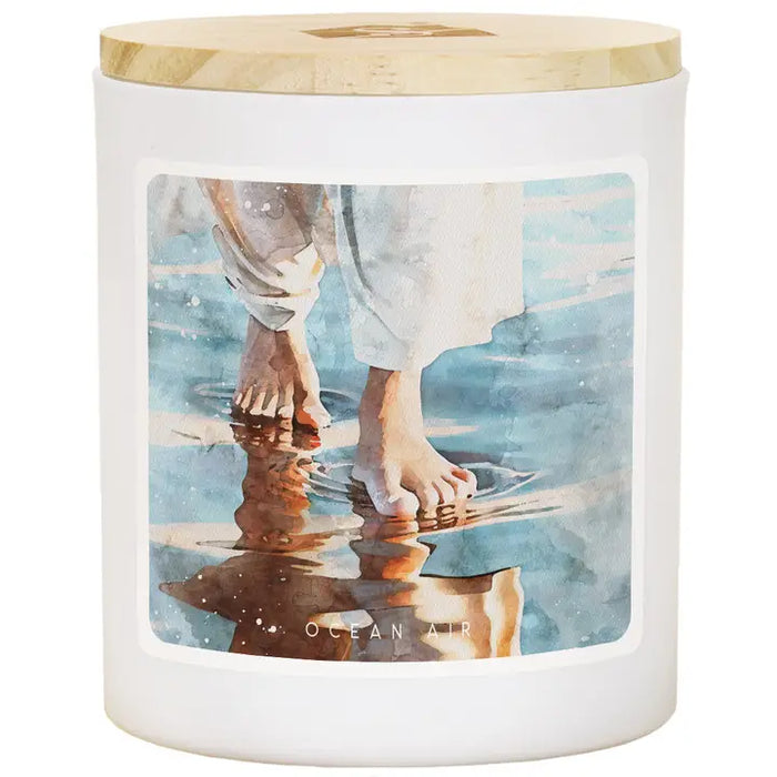 Jesus On Water - Ocean Air - 11 oz Soy Candle
