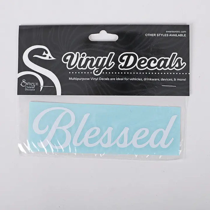 Auto Vinyl Decal - Blessed