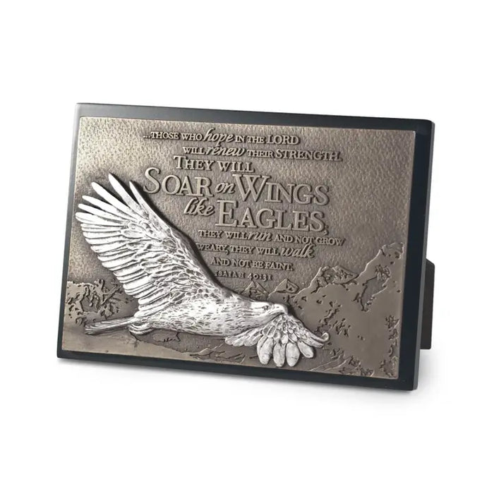 Sculptureplaque Moments of Faith Eagle