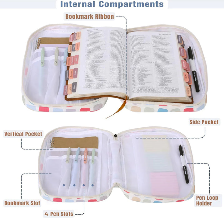 Colored Squares Bible Case