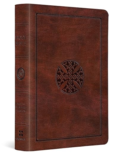 ESV LP Compact Bible TruTone Brown Mosaic - Morning Star Christian Bookstores