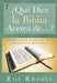 QUE DICE LA BIBLIA ACERCA DE...?- RHODES - Morning Star Christian Bookstores