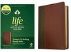 NLT Life Application Study Bible Brown/Tan LeatherLike 3rd ed - Morning Star Christian Bookstores