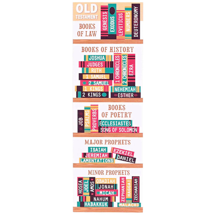 Bookmark Books Of The Bible 2x6 12-Pack - Morning Star Christian Bookstores