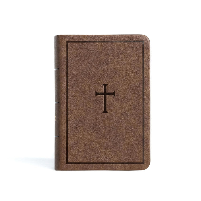 CSB Large Print Compact, Brown LT - Morning Star Christian Bookstores