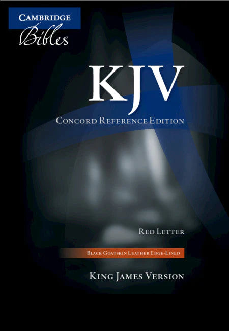 KJV CAMEO REFERENCE EDITION WITH APOCRYPHA BLACK CALFSKIN LEATHER