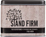 Stand Firm Devotional Cards in a Tin for Men - Morning Star Christian Bookstores