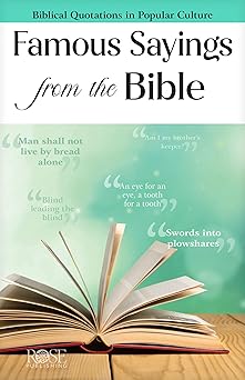 Famous Sayings from the Bible (rose pamphlet)