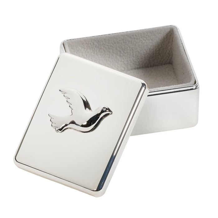 Caroline Collection Silver Dove First Communion Keepsake Box