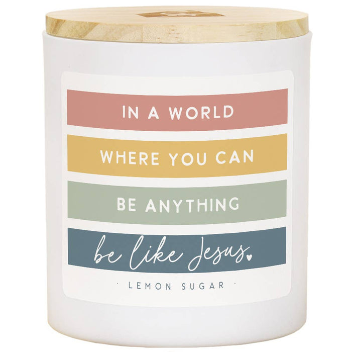 Be Like Jesus Candle - Lemon Sugar CDL1087 - Morning Star Christian Bookstores