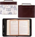 BIBLE COVER LG - BE STILL & KNOW FLORAL - Morning Star Christian Bookstores