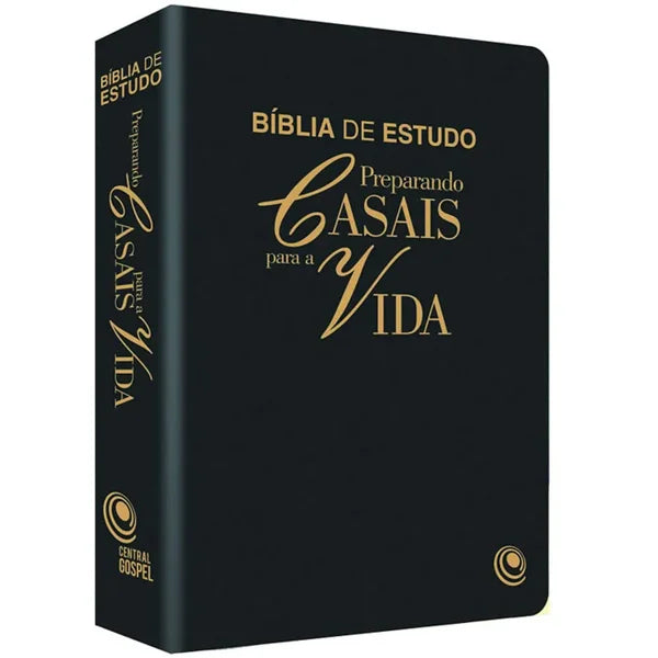 Study Bible for Couples - Portuguese, Black