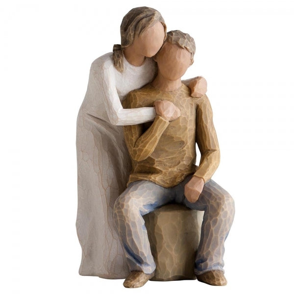 You & Me w/ Darker Skin & Hair Willow Tree Figurine