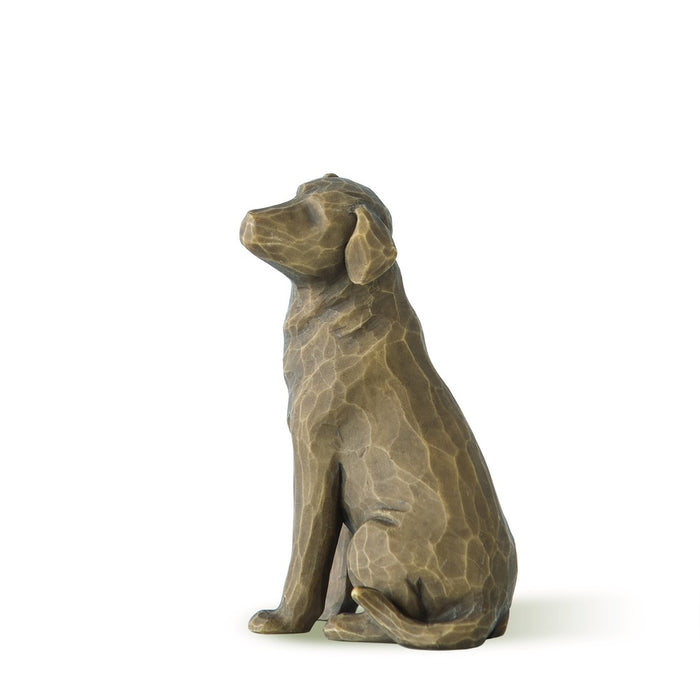 Love My Dog (dark) Willow Tree Figurine