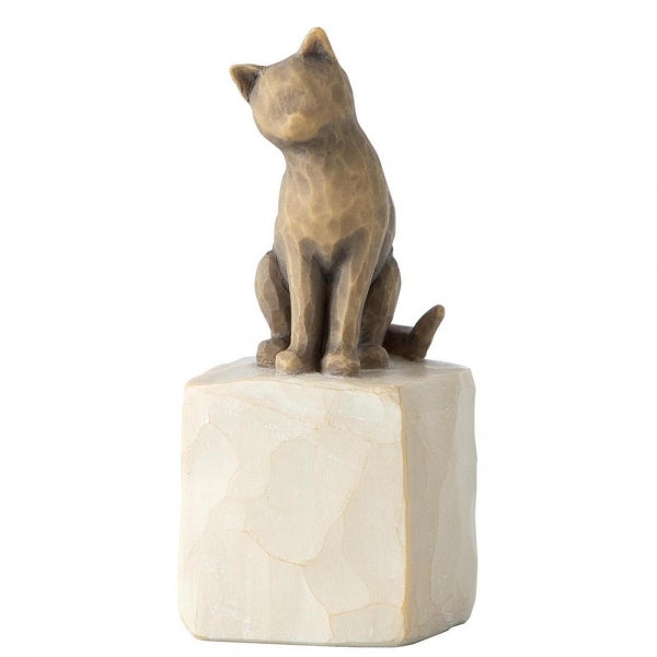 Love My Cat (dark) Willow Tree Figurine