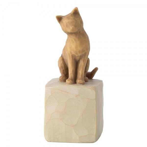 Love My Cat (light) Willow Tree Figurine