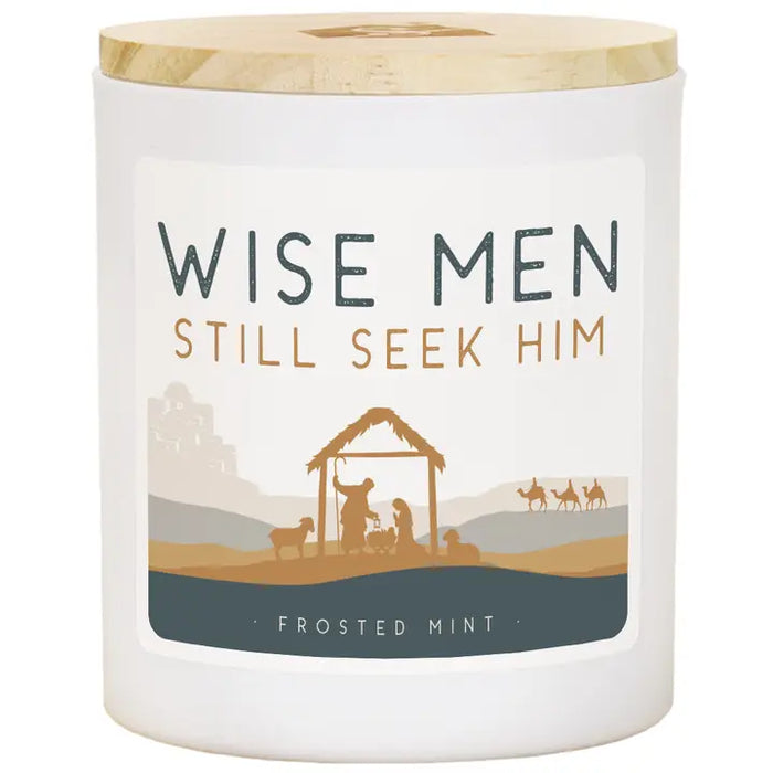 Wise Men Seek Him - Frosted Mint - 11oz Soy Candle