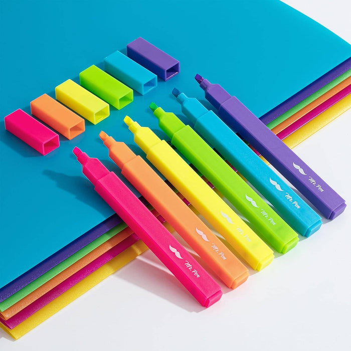 Mr. Pen- Aesthetic Highlighters, 6pcs Bright Colors