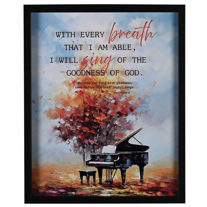 With Every Breath That I Am Able - Framed Wall Art