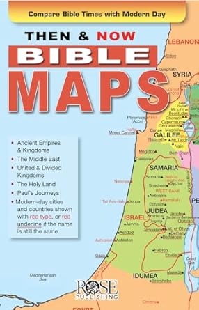 PAMPHLET: Then & Now Bible Maps - Morning Star Christian Bookstores