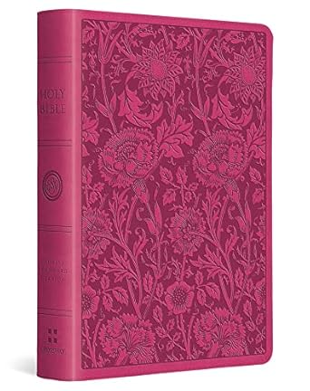 ESV Lg Print Compact Bible TruTone Berry - Morning Star Christian Bookstores
