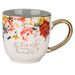 Beauty From Ashes Red Marigold Ceramic Mug - Morning Star Christian Bookstores