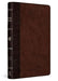 ESV Lg Print Thinline Reference Bible Trutone Brown/Walnut Timeless Design - Morning Star Christian Bookstores