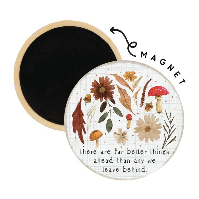Far Better Things Fall - Round Magnets MGO1294 - Morning Star Christian Bookstores