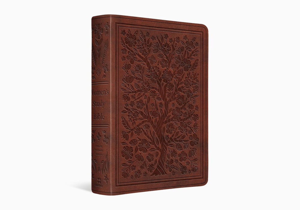 ESV Women's Study Bible TruTone®, Chestnut, Almond Tree Design - Morning Star Christian Bookstores