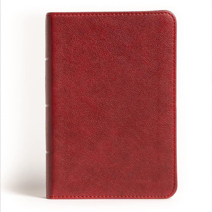 NASB Lg Print Compact Ref Bible Burgundy Leathertouch