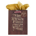 MD Gift Bag - The LORD is My Strength & Shield  - Woodgrain Psalm 28:7 - Morning Star Christian Bookstores