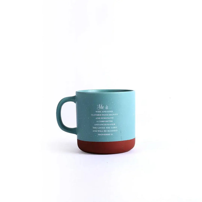 Mug Pastor's Wife Light Aqua 13oz