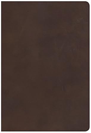 CSB Super Giant Print Ref Bible Brown Gen Leather IDX